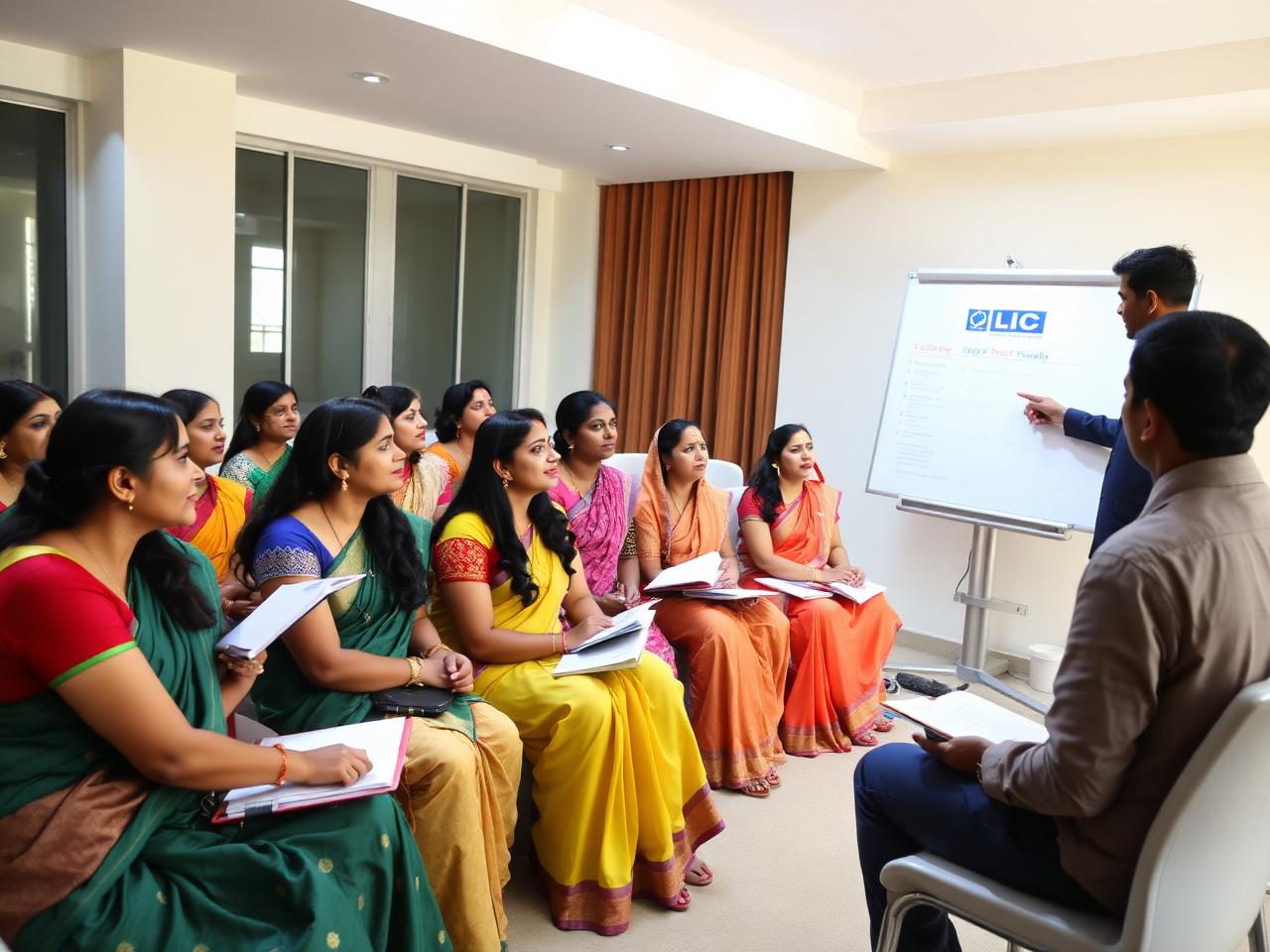 LIC Bima Sakhi training session
